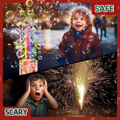 Kletshuts™ BubbleFireworks: Sprankelende Magische Vuurwerk Bellenmachine