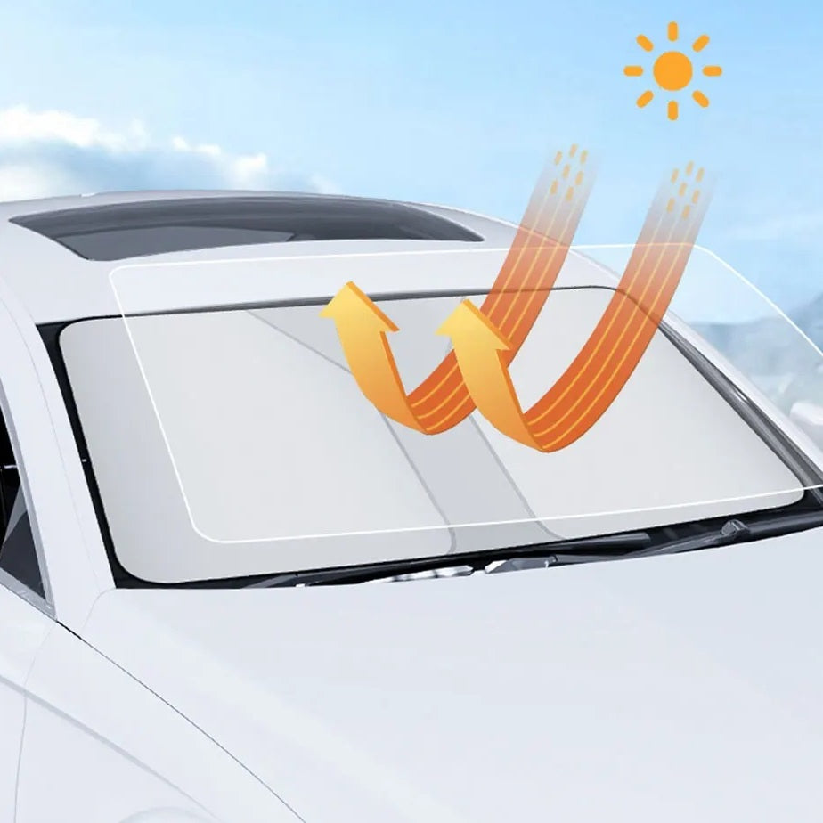 CarSunshade 1+1 GRATIS - Opvouwbaar Zonnescherm Auto Zonneklep Warmtebescherming Afdekking