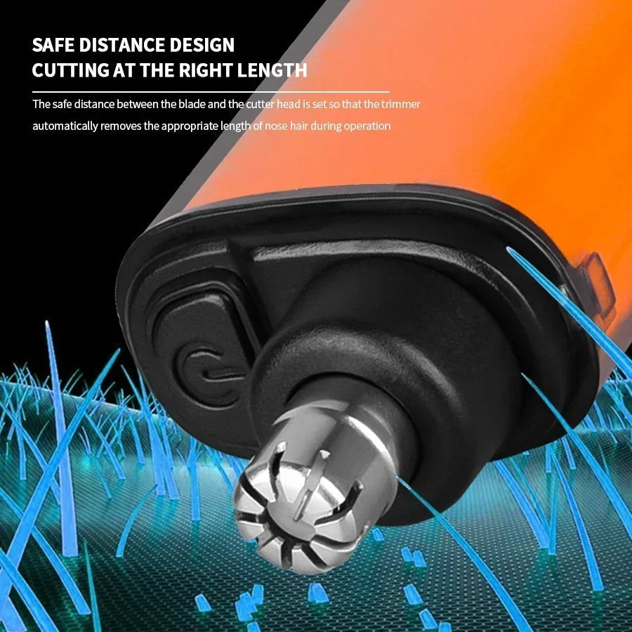 NoseTrimmer 1+1 GRATIS: Oplaadbare Draagbare Oor- en Neushaartrimmer