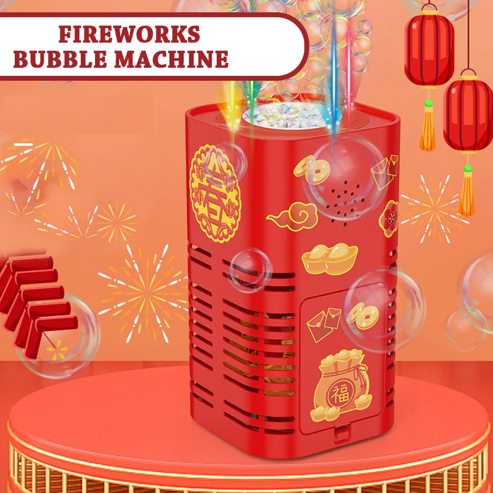 Kletshuts™ BubbleFireworks: Sprankelende Magische Vuurwerk Bellenmachine