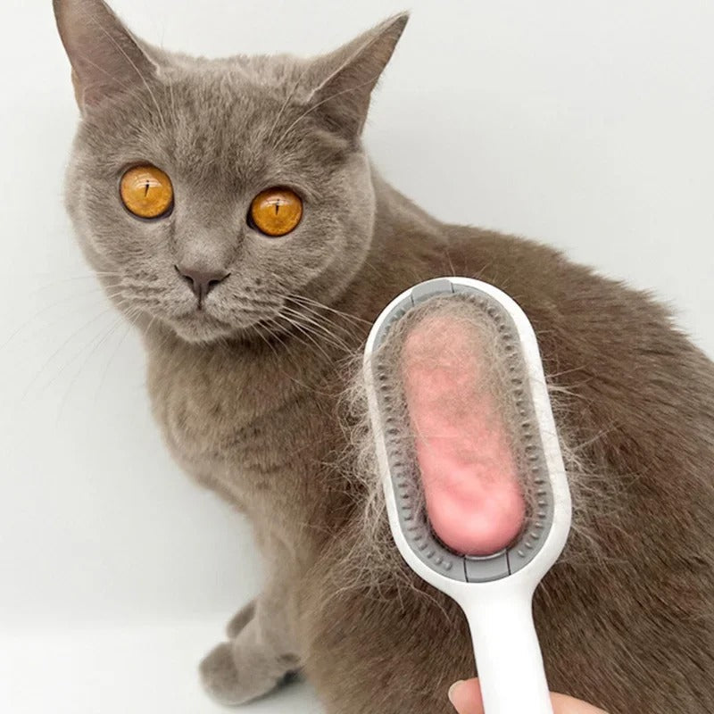 DogCatFri™ GroomingBrush 1+1 GRATIS: Huisdierhaarverwijderaar En Massageborstel
