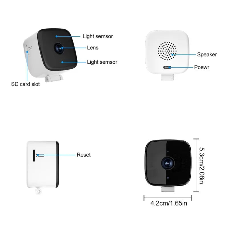 SecurityCamera: 2.4G WiFi CCTV Bewakings Beveiligingcamera