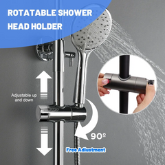 GlideHold® ShowerHolder 1+1 GRATIS: Universele Pasvorm Eenvoudig Aanpasbare Douchehouder Beugel