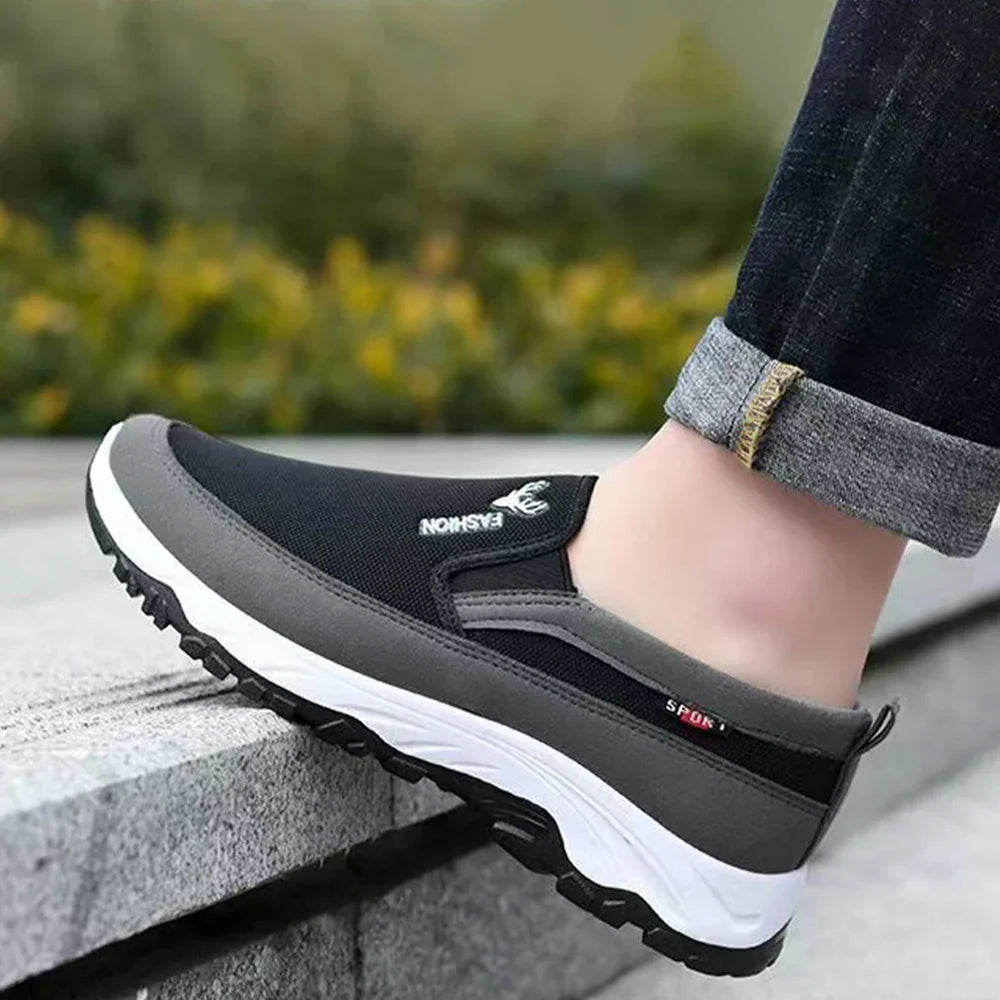 Happy™ EasyShoes: Mannen Stijlvolle Casual Comfortabele Uitglijden-Op Boot Gemakkelijk Schoenen