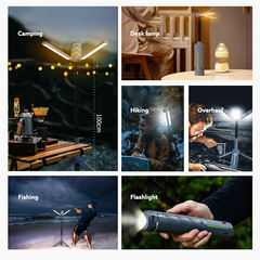 Ledsen™ CampingLamp: Intrekbaar Hoge Capaciteit Oplaadbaar Buiten Kamperen Lamp