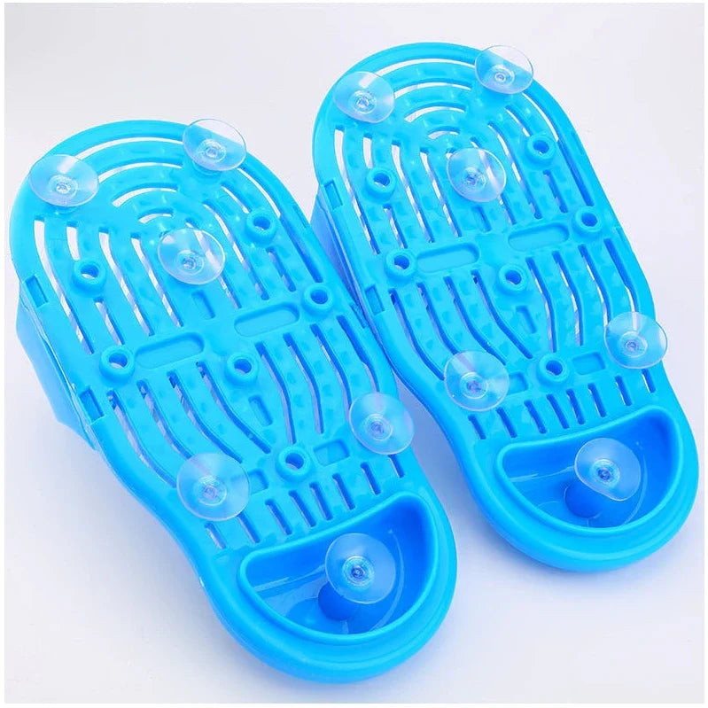 FootBrush™ 1+1 GRATIS: Exfoliërende Badslippers Voetzuigborstel