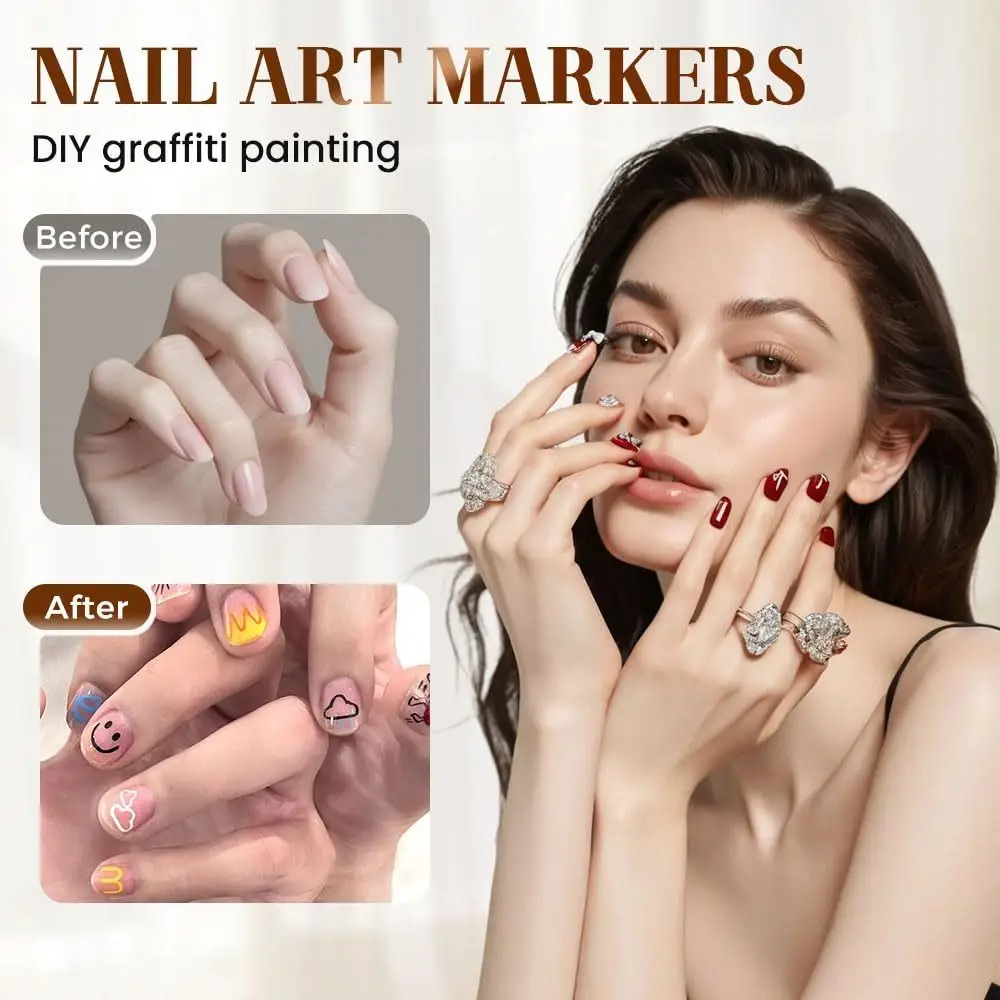 NailStyler™: Precisie Nagel Kunst Liner Gereedschap Kit Nagel Styler