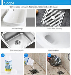 Cleaner Pro° PipeCleaner 1+1 GRATIS: Gootsteen- En Afvoer Pijpreinigerpoeder