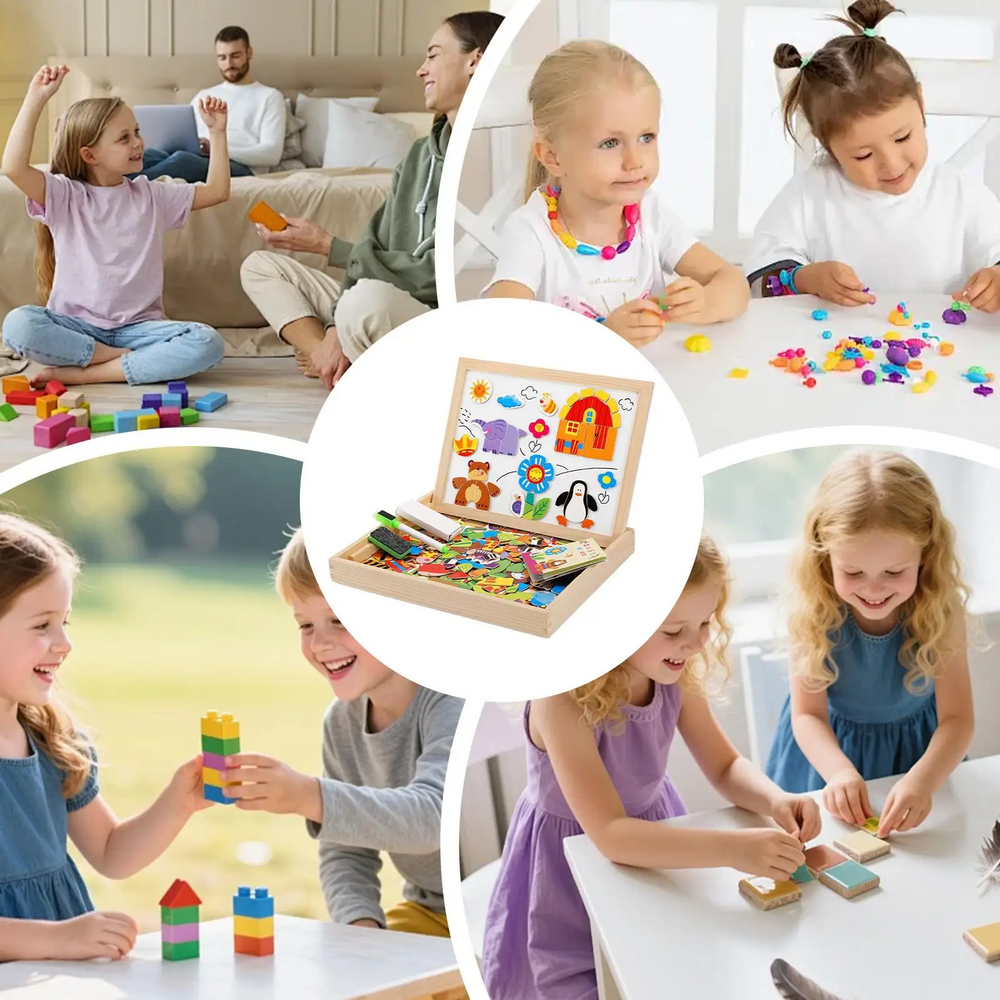 Kletshuts™ SketchBoard: Leuk Interactief Kinderen Magnetisch Schets Bord