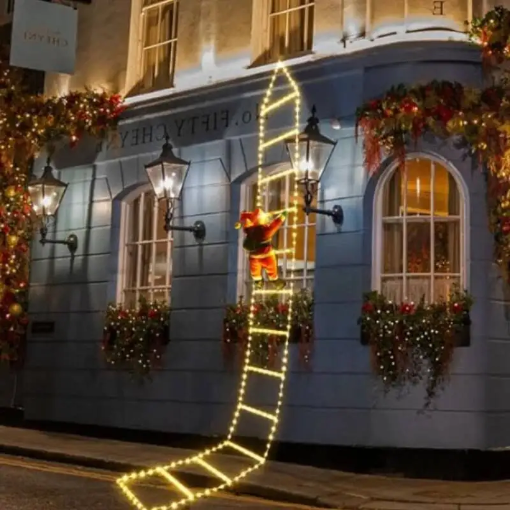 Ledsen™ ChristmasLadder: Durable Buiten LED Kerstmis Ladder Licht Weergave