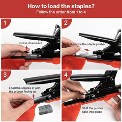 Globetrek° PlantStapler: Tuinieren Handheld Stropdas Plakband Plant Nietmachine
