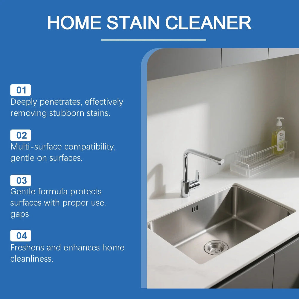 Cleaner Pro° StainSolution 1+1 GRATIS: Zwaar-Plicht Multi-Oppervlak Vlekkenoplossing Met Schrobborstel