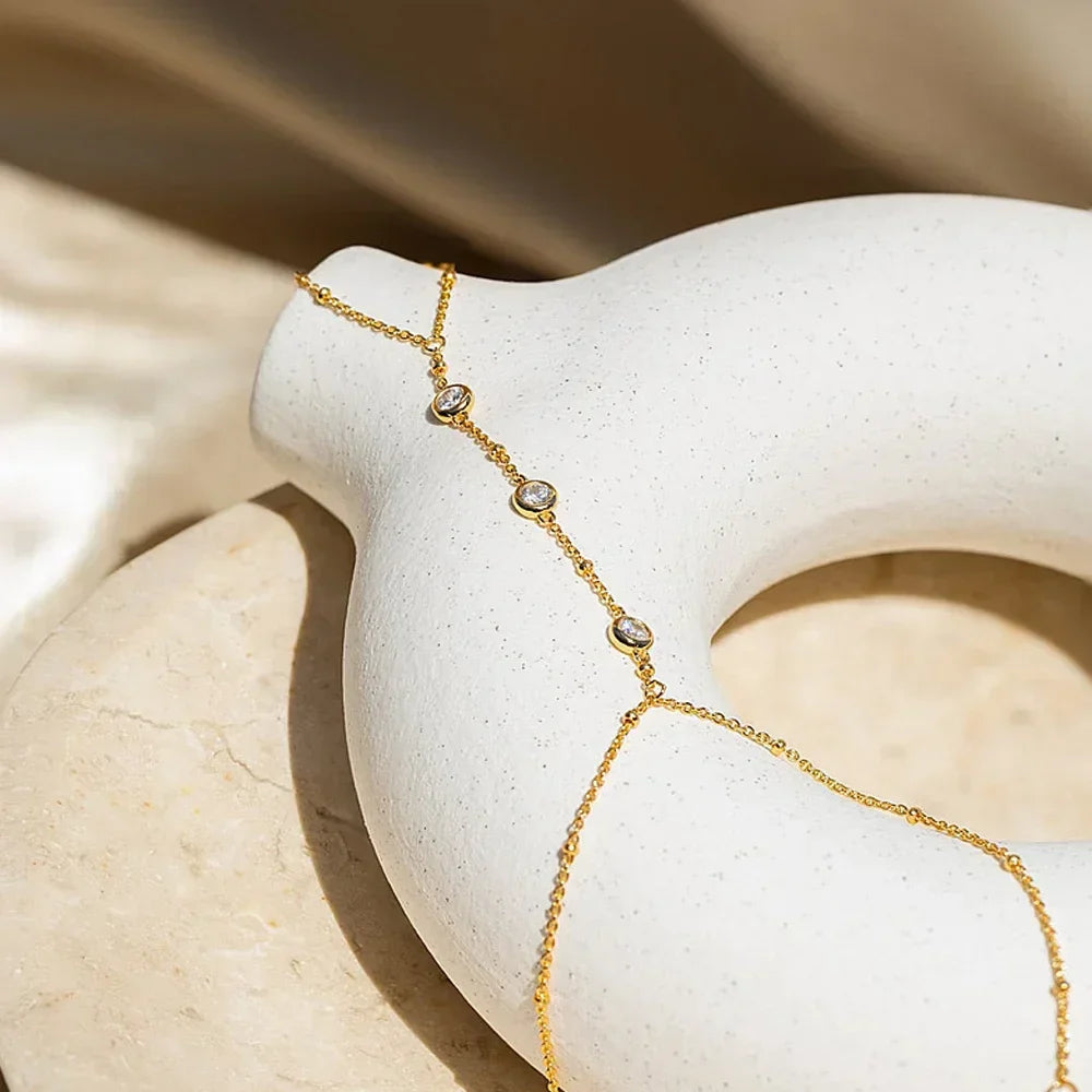 Jewelance™ HandChain 1+1 GRATIS: Elegante Sierlijk Minimalistische Handketting