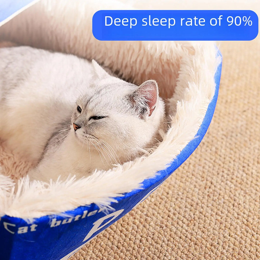 Catfri® CatBed: Gezellig Ingesloten Rectangulair Verstopbed Kat Bed