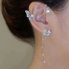 Jewelance™ EarCuffs 1+1 GRATIS: Luxe Mode Vlinder Zirkoon Kwast Oor Manchetten