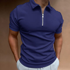 Icone™ ZippedPolo: Klassiek Pasvorm Stijlvol Geritst Polo