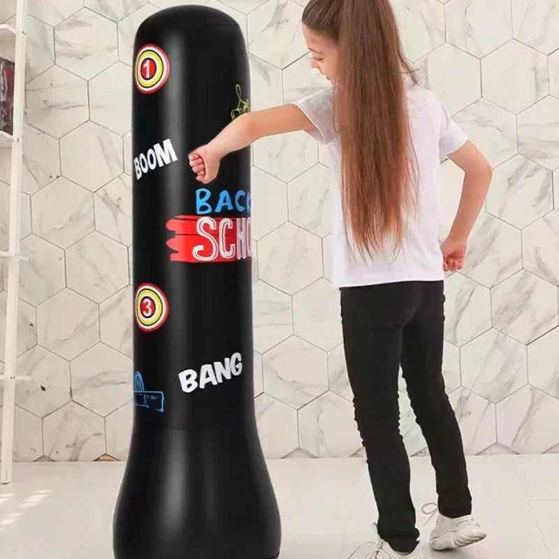 Kletshuts™ InflatableBoxing: Opblaasbare Bokszak Voor Trainingsdoeleinden