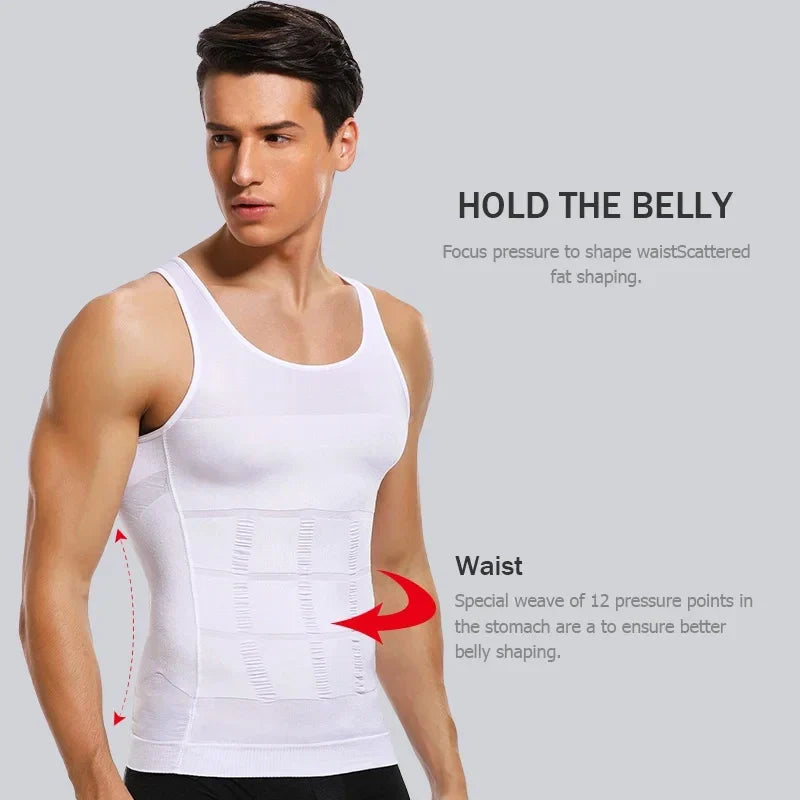 Icone™ BodyShaper 1+1 GRATIS - Mannen Stijlvolle Slank Fit Tank Lichaam Vormer