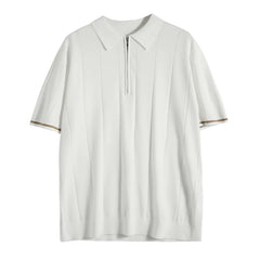 Icone™ CuffPolo - Stijlvol Heren Half-Zip Cuff Polo Shirt