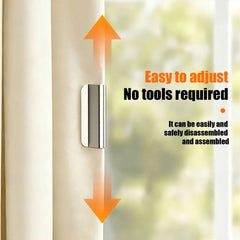 GlideHold® CurtainHolders 2+2 GRATIS: Elegante Minimalistische Magnetische Gordijnhouders