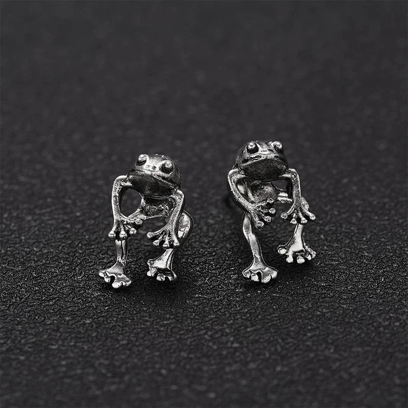 Jewelance™ FrogEarrings 1+1 GRATIS: Schattige Temperament Kikker Stud Oorbellen