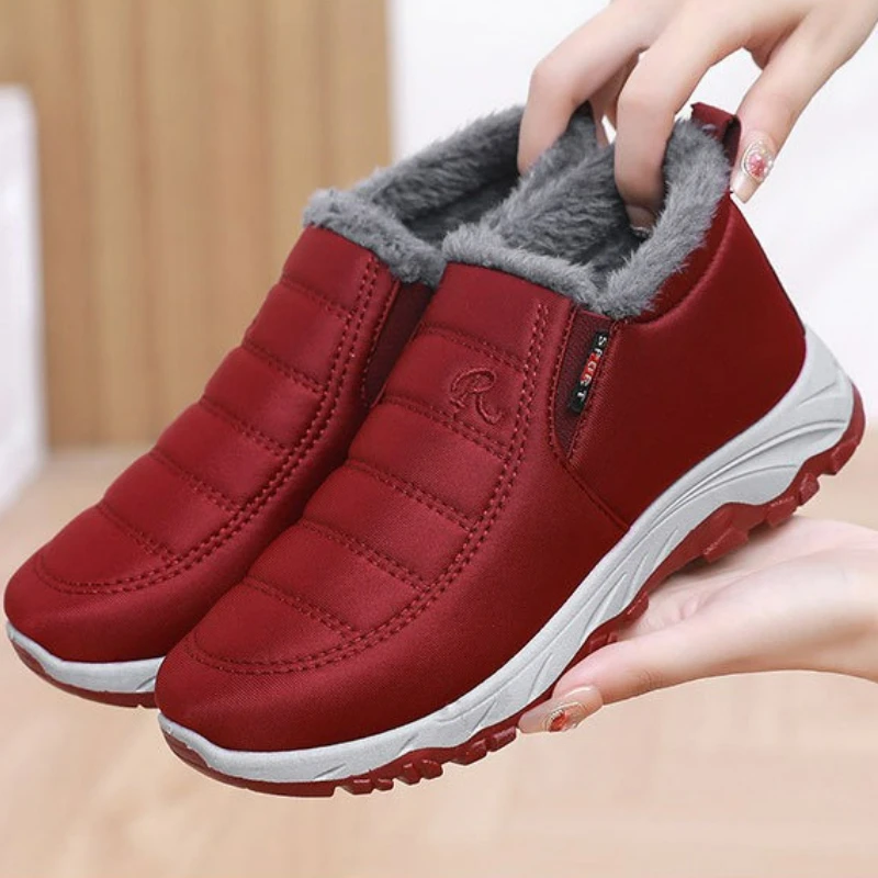 Happy™ WinterBoots:   Heren En Vrouwen Gemakkelijk Uitglijden-Op Fleece Gevoerd Winter Laarzen