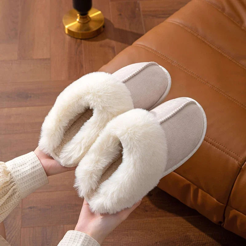 Happy™ IndoorSlippers: Stijlvolle Gezellige Dames Binnen Slippers