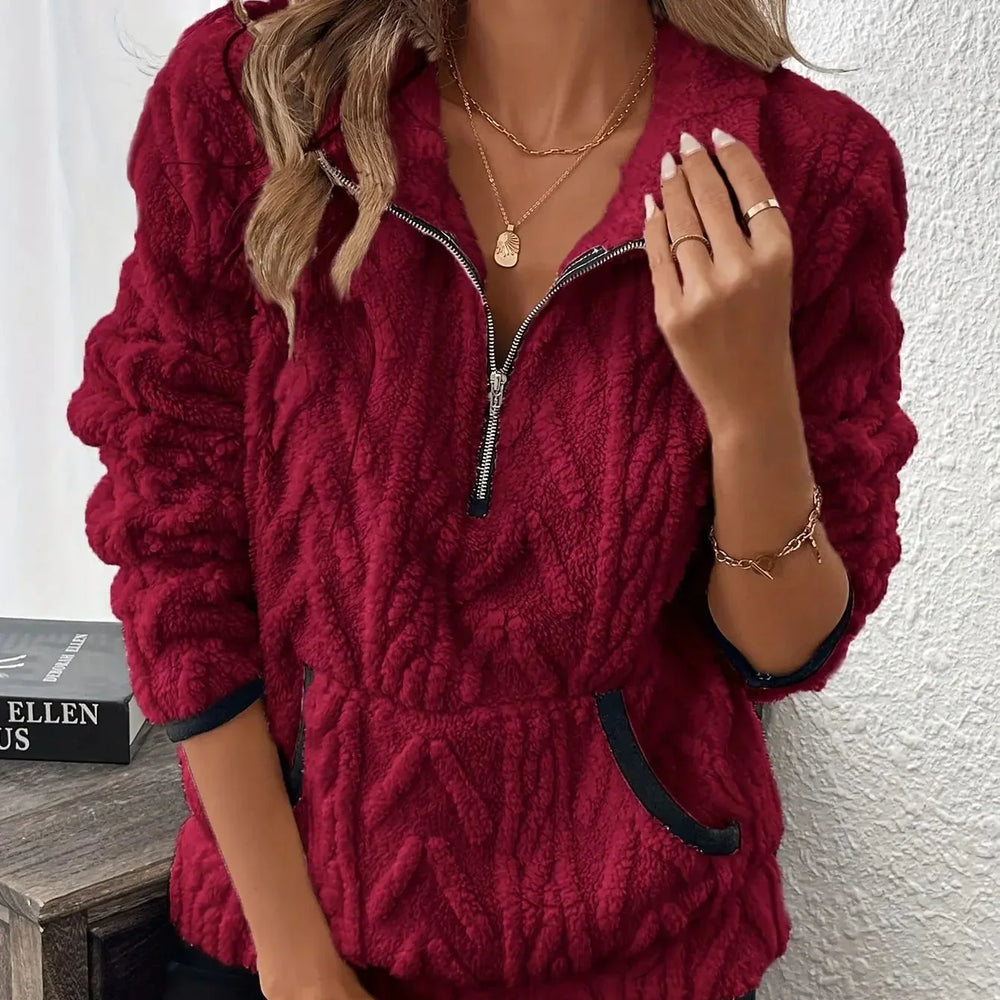 Icone™ LoungeSweatshirt: Ultiem Stijlvol Comfort 2-In-1 Lounge Sweatshirt En Ketting Set