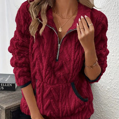 Icone™ LoungeSweatshirt: Ultiem Stijlvol Comfort 2-In-1 Lounge Sweatshirt En Ketting Set