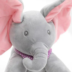 Kletshuts™ ElephantToy: Interactief Kiekeboe Oor-Klapperende Olifant Speelgoed