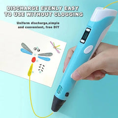 Kletshuts™ DrawingPen: Eenvoudig Te Gebruiken DIY 3D Creatieve Tekening Pen Filament Set