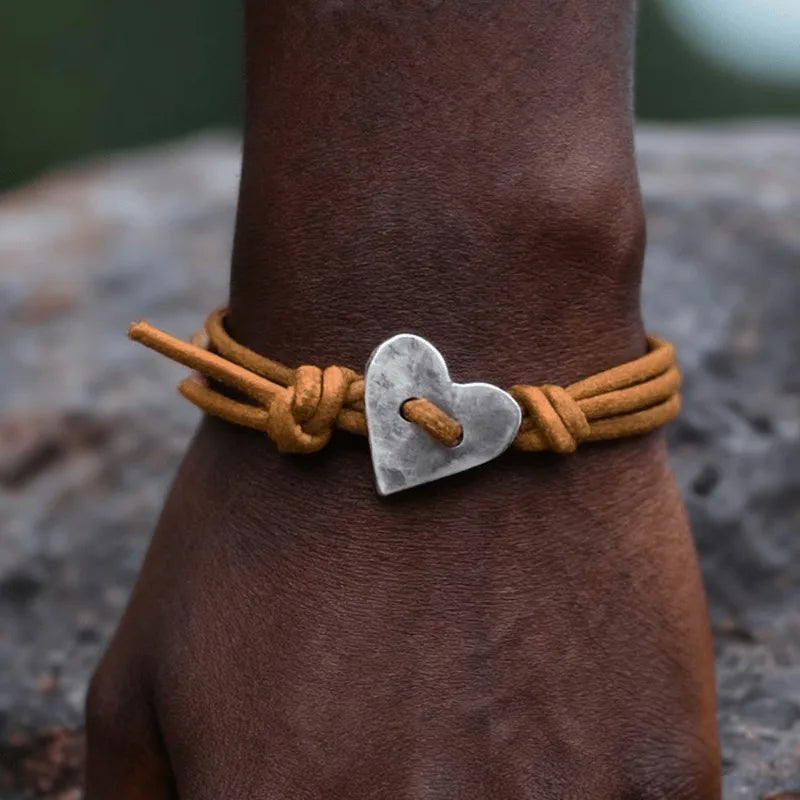 Jewelance™ KnottedBracelet 1+2 GRATIS - Boheemse Geknoopte Hartsteen Armband