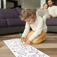 Kletshuts™ ColoringRolls  1+1 GRATIS: Kinderen Creatieve DIY Papieren Teken- En Kleurrollen
