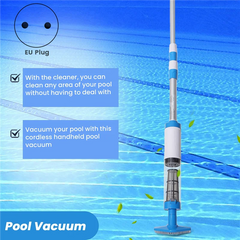 Cleaner Pro° PoolCleaner: Oplaadbare Handbediende Zwembadstofzuiger