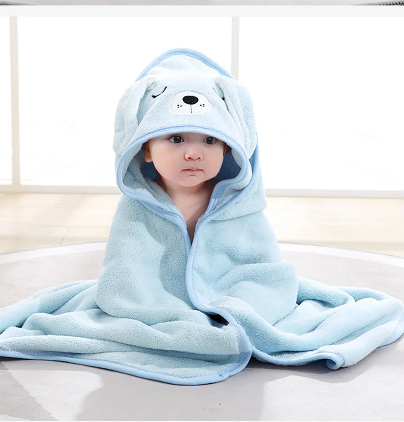 Kletshuts™ BabyBathrobe 1+1 GRATIS - Schattig Dierenontwerp Baby Kapbadjas