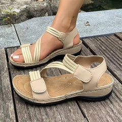 Happy™ ChicSandals - Diagonaal Kruisband Ontwerp Chic Toevallig Sandalen