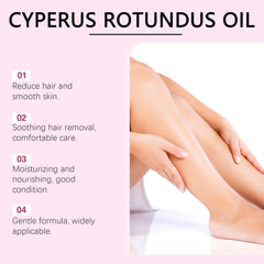 HairInhibitor 1+1 GRATIS: Cyperus Rotundus Verwijdering En Groei Olie Haarremmer