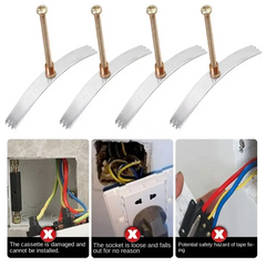 SocketFixer 5+5 GRATIS - Veilige Socket Pasvorm Eenvoudige Installatie Stopcontact Reparatie Beugel Fixer