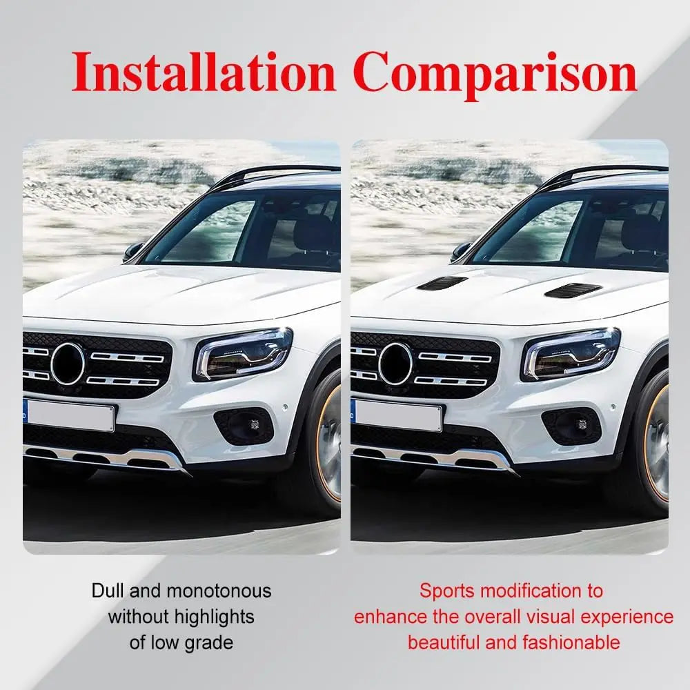CarHood 1+1 GRATIS - Universele Auto Hood Scoop Decoratieve Ontluchten