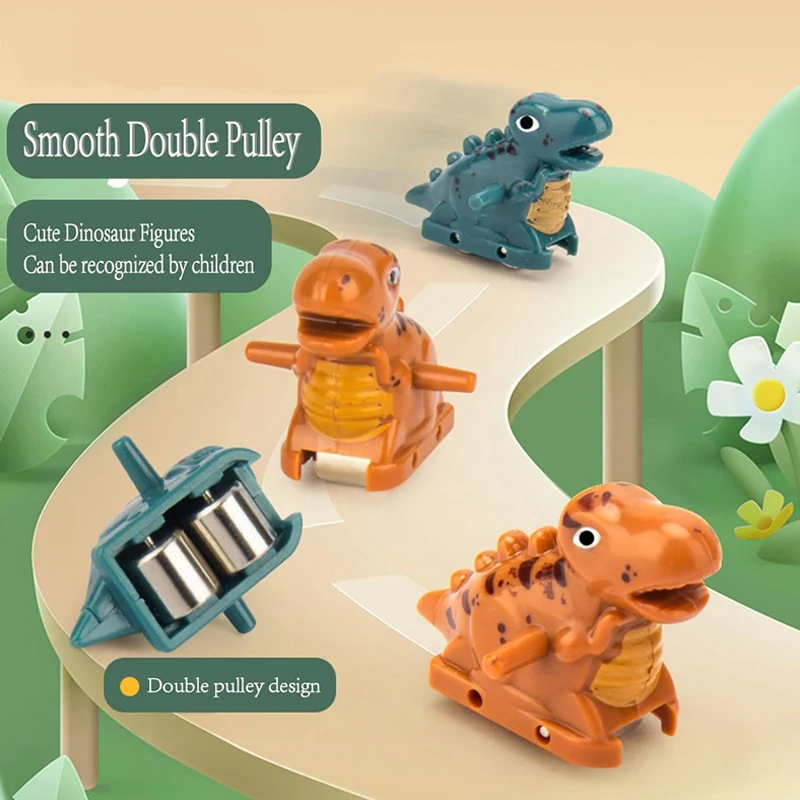 Kletshuts™ DinoSlide: Automatisch Dino Glijbaan Baan Speelgoed Voor Kinderen