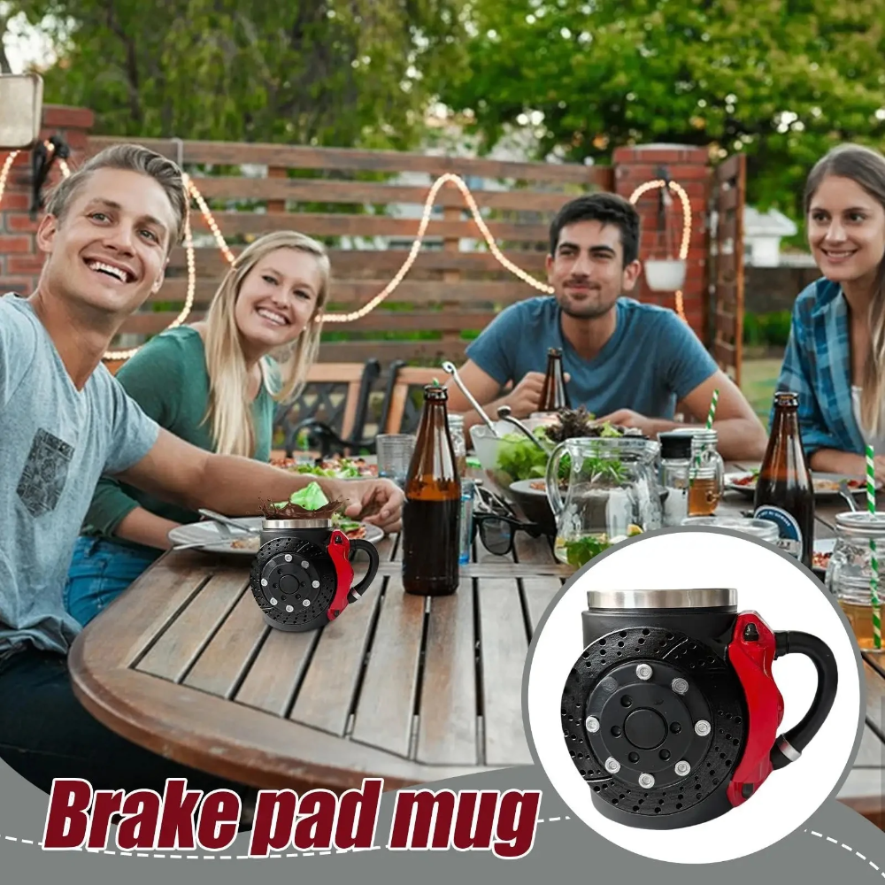 Globetrek° BrakeMug – Auto Liefhebber Racen Geïnspireerd Koffie Rem Mok
