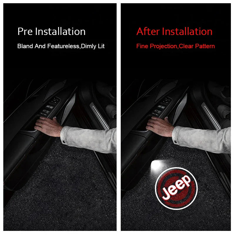 Ledsen™ WelcomeLight 1+1 GRATIS: Smart Laser Welkom Licht Auto Deur Accessoire