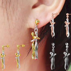 Jewelance™ LoversEarrings 1+1 GRATIS: Elegant Liefdesverwanten Omhelzing Ontwerp Mode Oorbellen