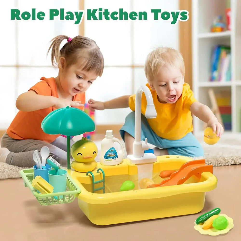 Kletshuts™ SinkToy - Kinderen Keuken Wasbak Speelgoed Water Speel Set
