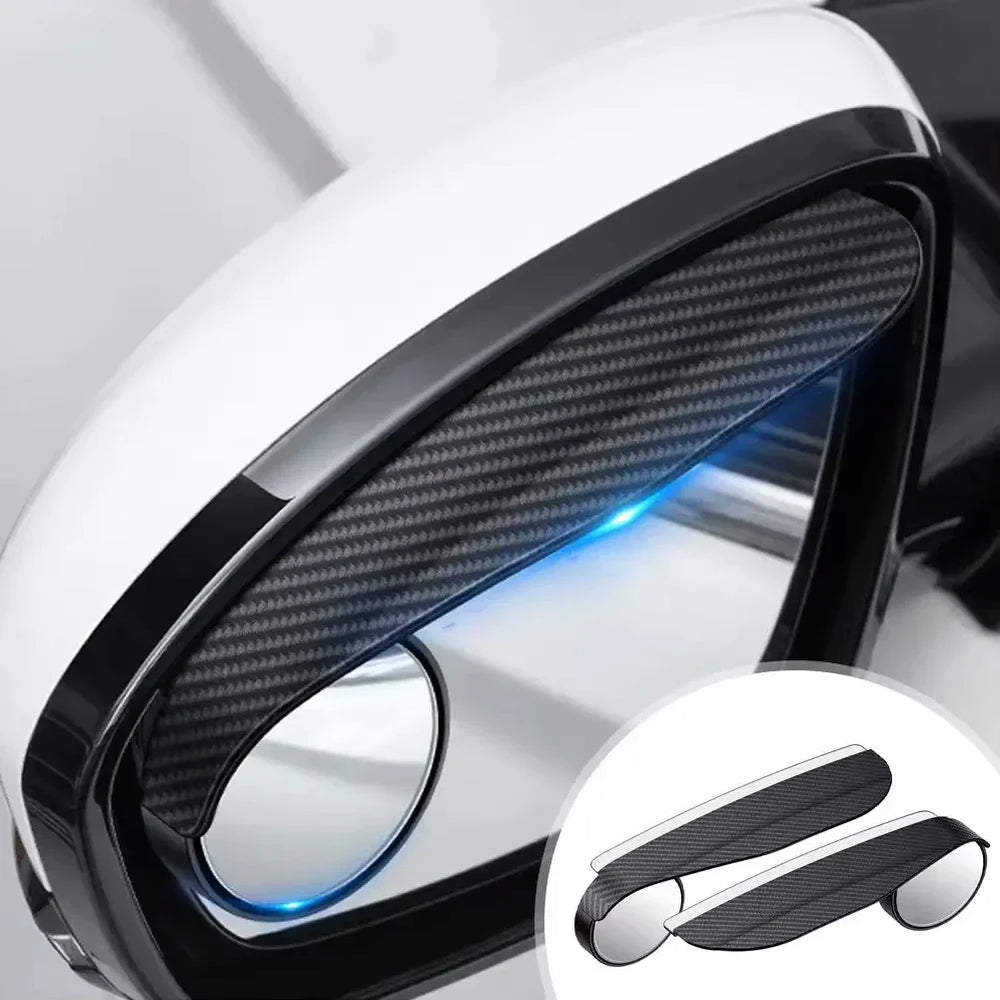 MirrorVisors 1+1 GRATIS: Auto Zijspiegel Regen Wenkbrauw Blinde Hoek Spiegel Visors