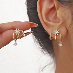Jewelance™ ClawEarrings 1+1 GRATIS - Mode Sprankelende Klauw Oorknopjes