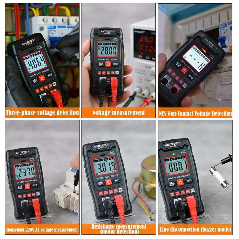 VoltageMultimeter - Hoge Precisie Spanning En Frequentie Digitale Multimeter Tester