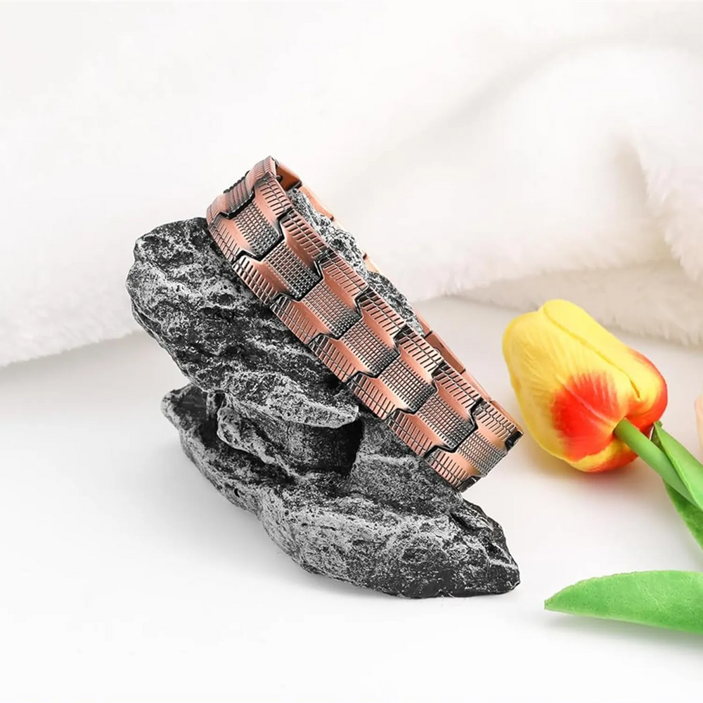 Jewelance™ MagneticBracelet 1+1 GRATIS: Premium Drie-Rij Ontwerp Magnetische Armband