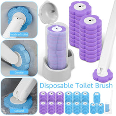 Cleaner Pro° ToiletCleaner: Wegwerp Toiletborstel Kop Reiniger Set