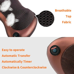 MassagePillow: Draagbaar Multi Functioneel Massage Kussen